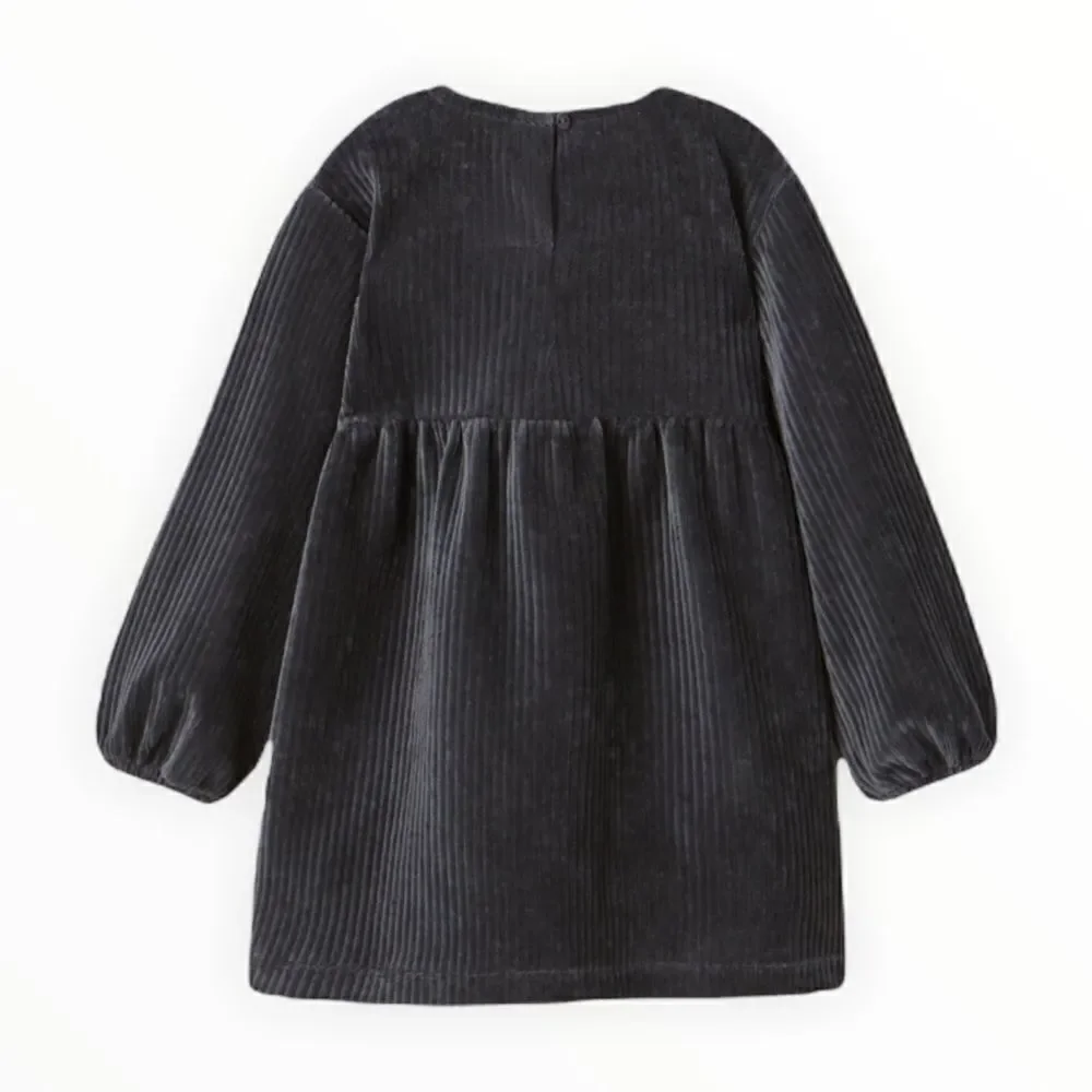 ZARA Kids | Charcoal | CORDUROY DRESS